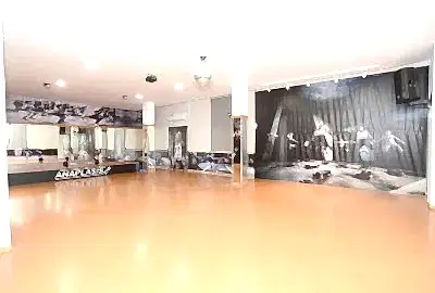aerobics hall corner view