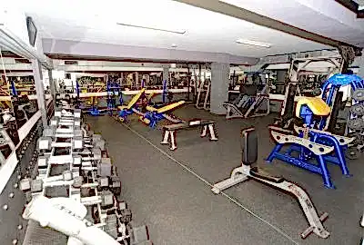 body building room entrance