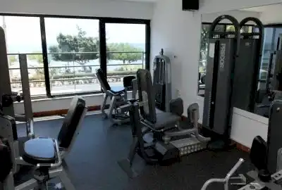 upstairs view to the beach