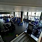 Downstair machines from upstairs view