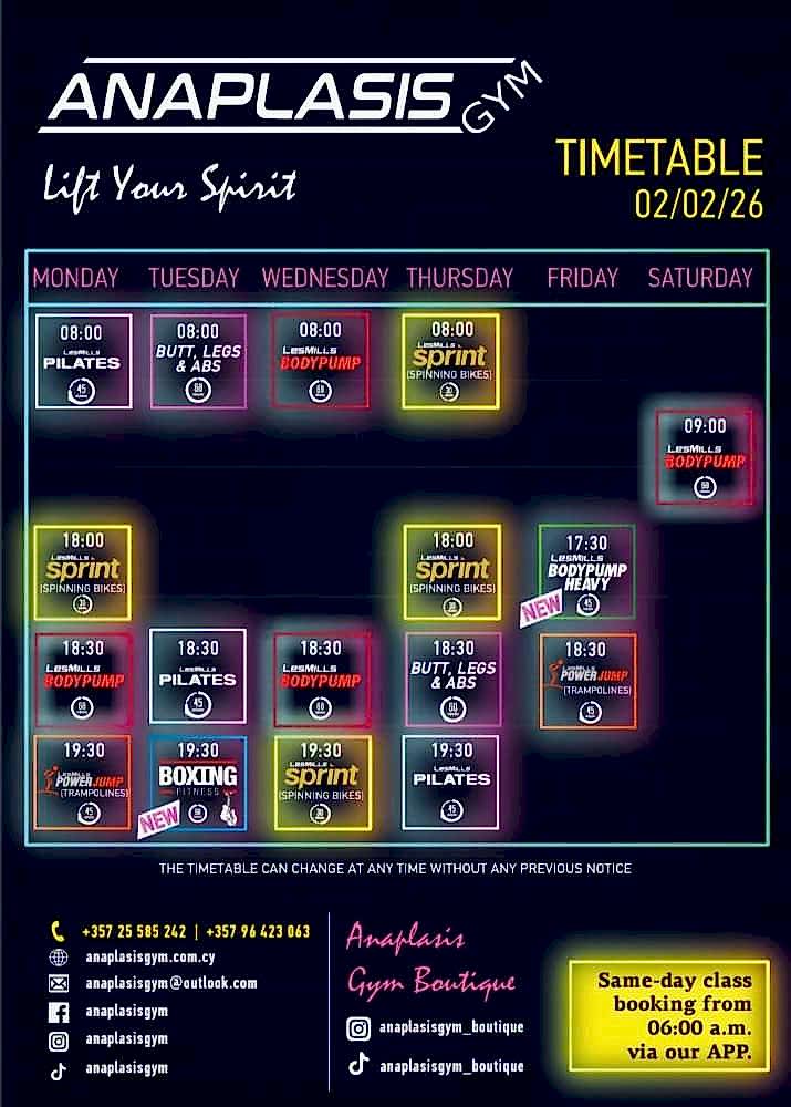 classes timetable feb2026